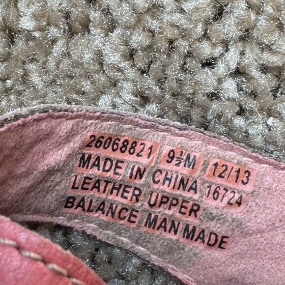 Clarks Women's Pink Coral Wedge Leather Sandals 9.5 - Picture 7 of 7